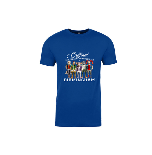 ALL BLACK HIGH SCHOOLS- Royal Blue T-shirt