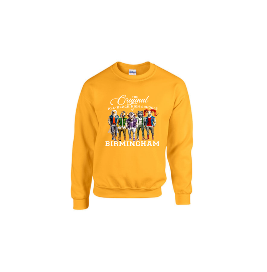 ALL BLACK HIGH SCHOOLS- Gold Sweatshirt