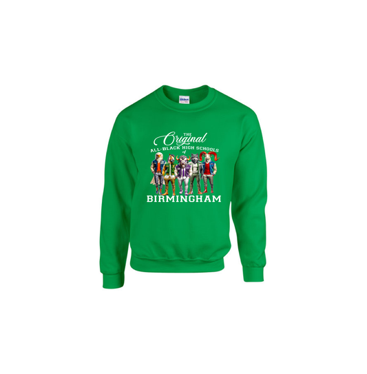 ALL BLACK HIGH SCHOOLS- Green Sweatshirt