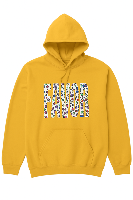 “FAVOR” Gold Leopard Print
