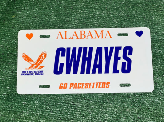 PACESETTER LICENSE PLATE