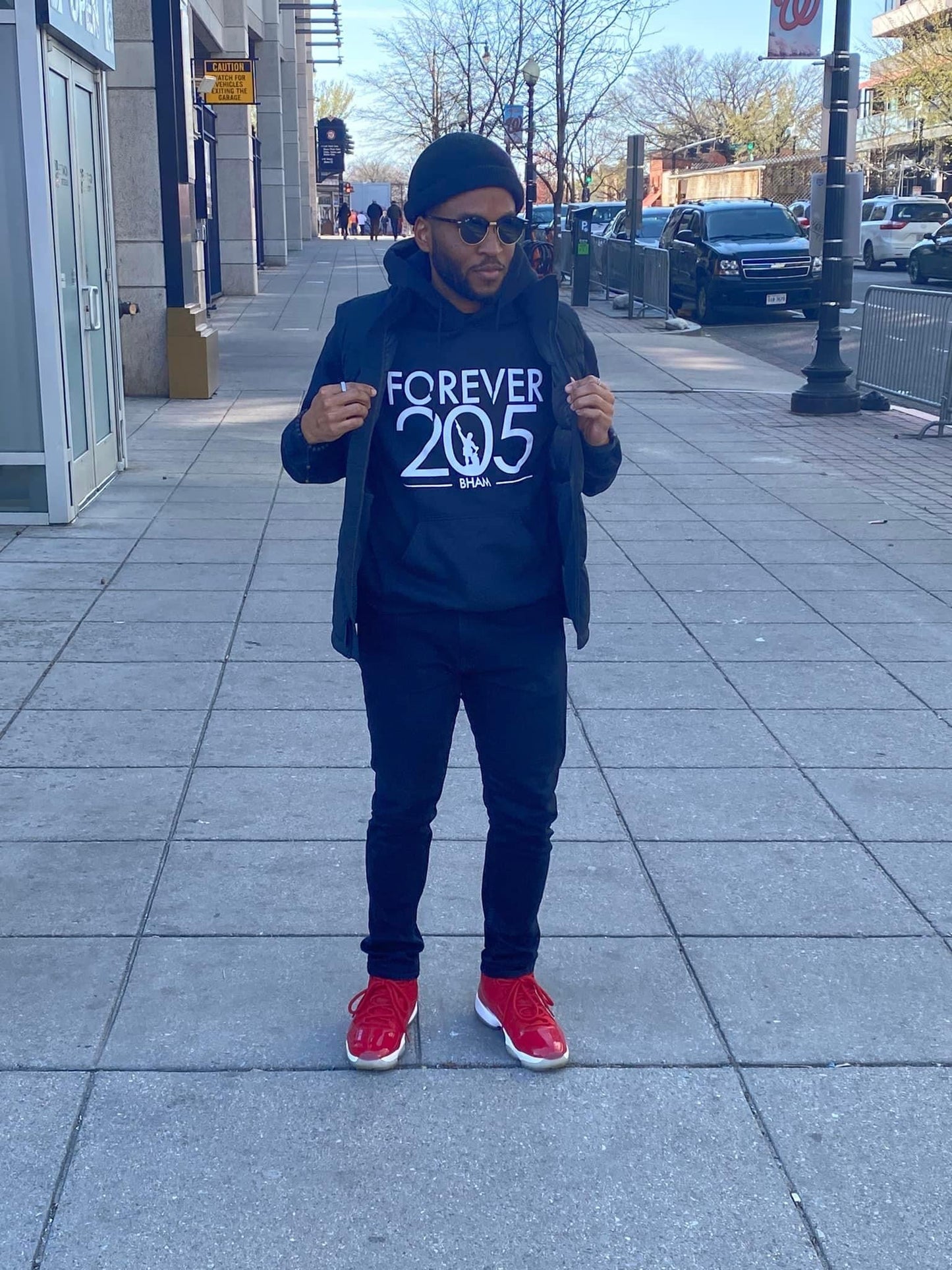 FOREVER 205- Black Hoodie