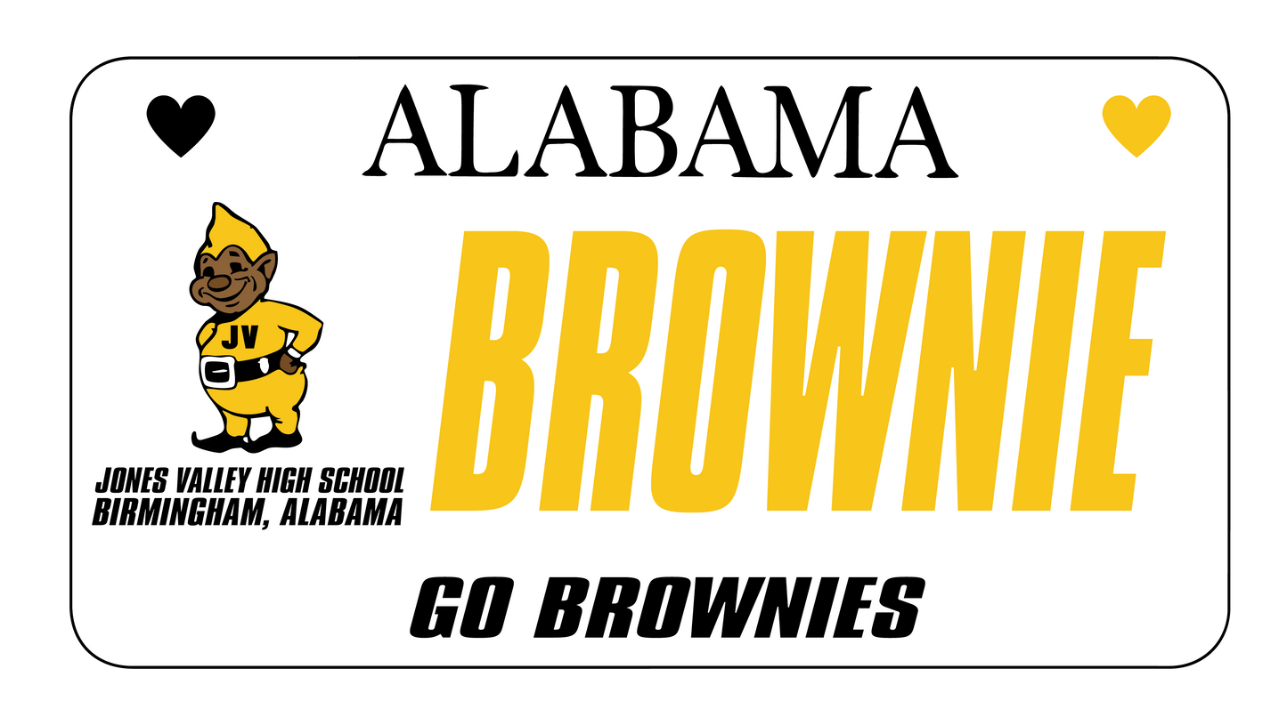 SCHOOL SPIRIT LICENSE PLATE