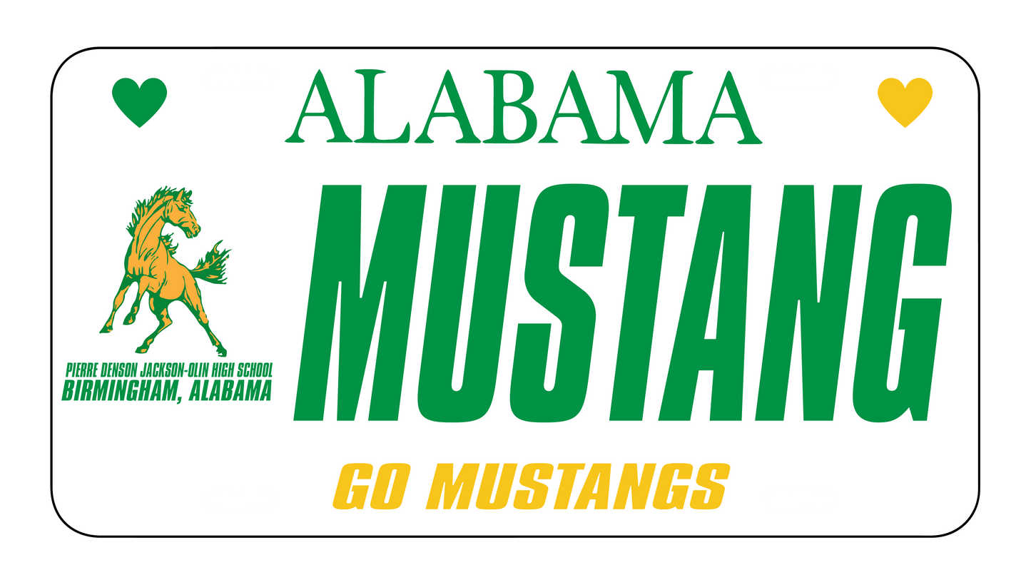 SCHOOL SPIRIT LICENSE PLATE