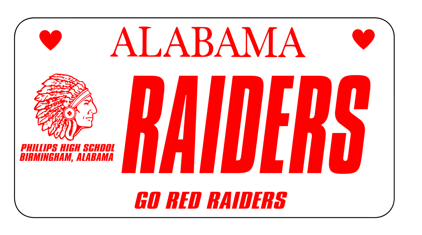 SCHOOL SPIRIT LICENSE PLATE
