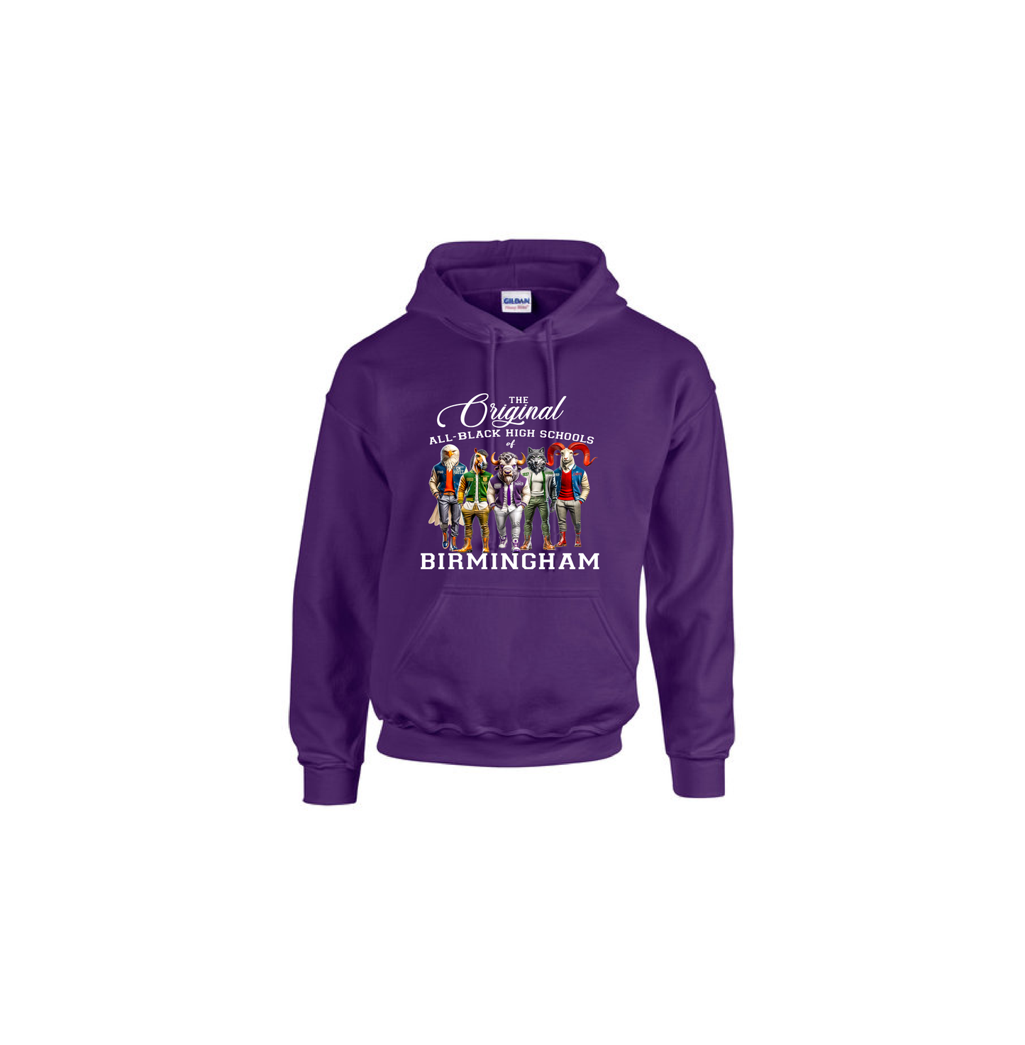 ALL BLACK HIGH SCHOOLS- Purple Hoodie