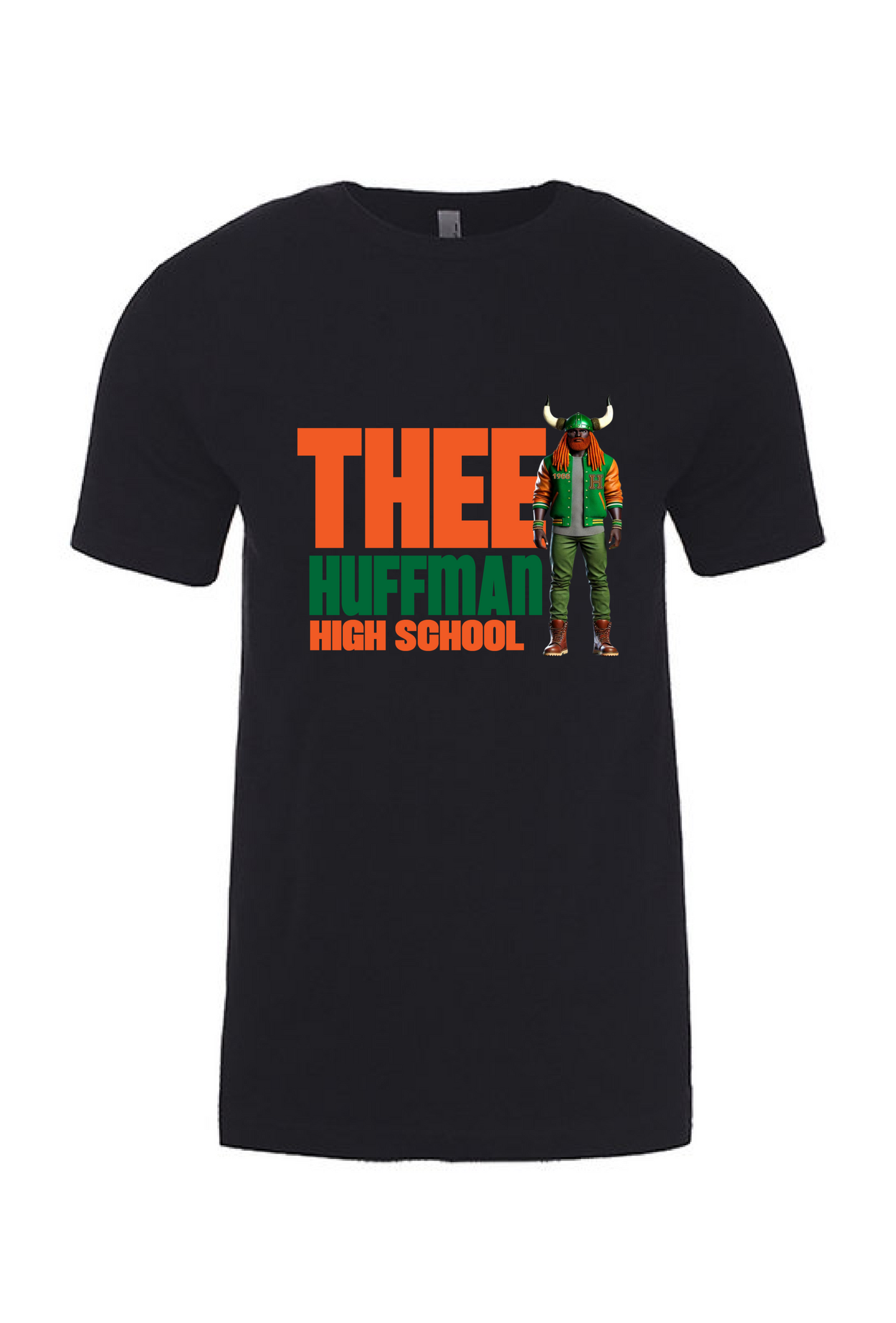 THEE HUFFMAN- Black tee