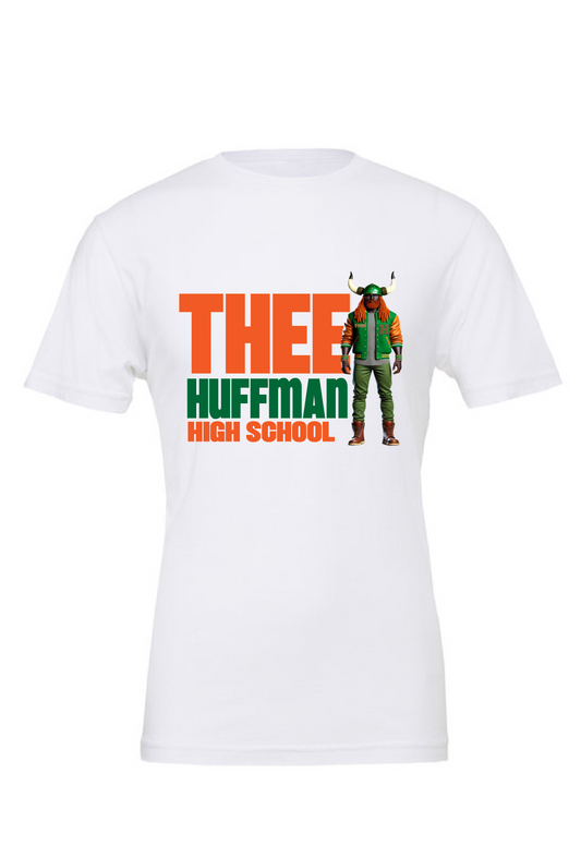 THEE HUFFMAN- White tee