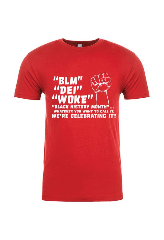 WE'RE CELEBRATING IT Red Tee