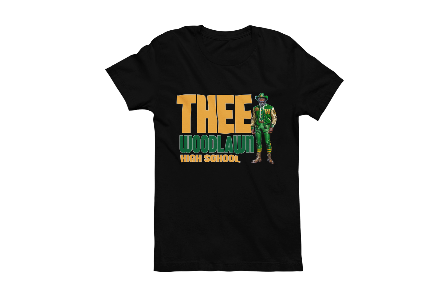 THEE WOODLAWN- Black tee