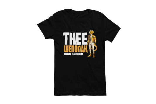 THEE WENONAH- Black Tee