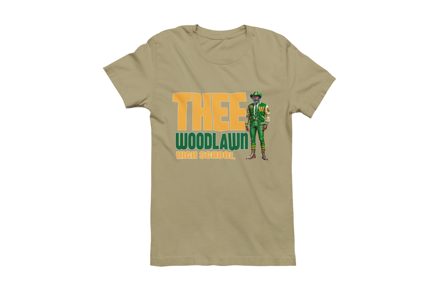 THEE WOODLAWN- Tan tee