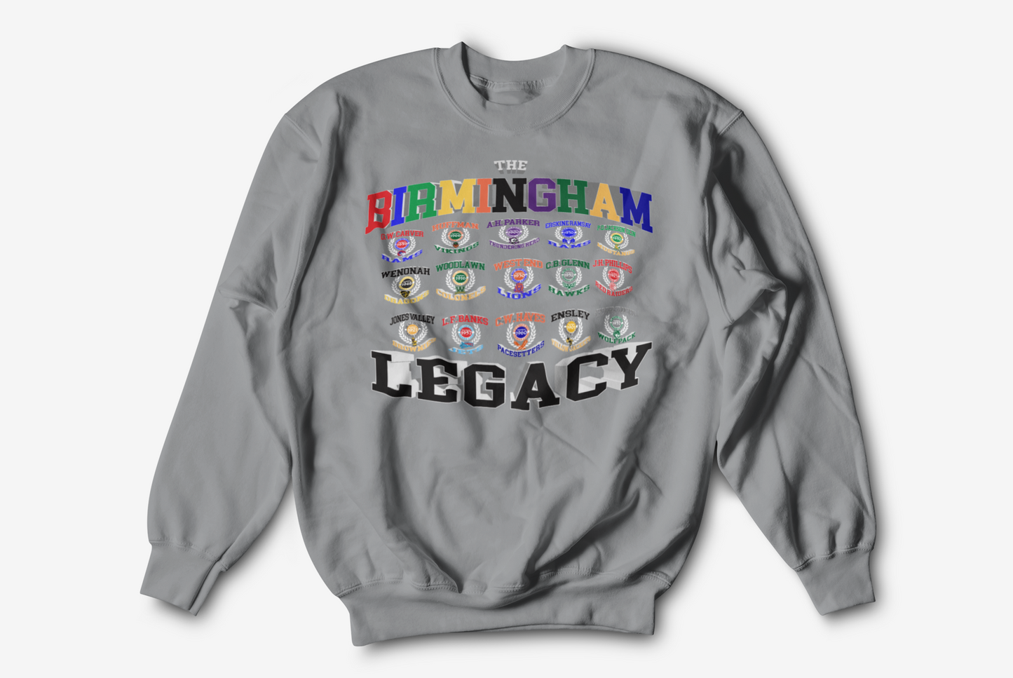 THE BIRMINGHAM LEGACY UNITY ( Black & Grey Sweatshirt)