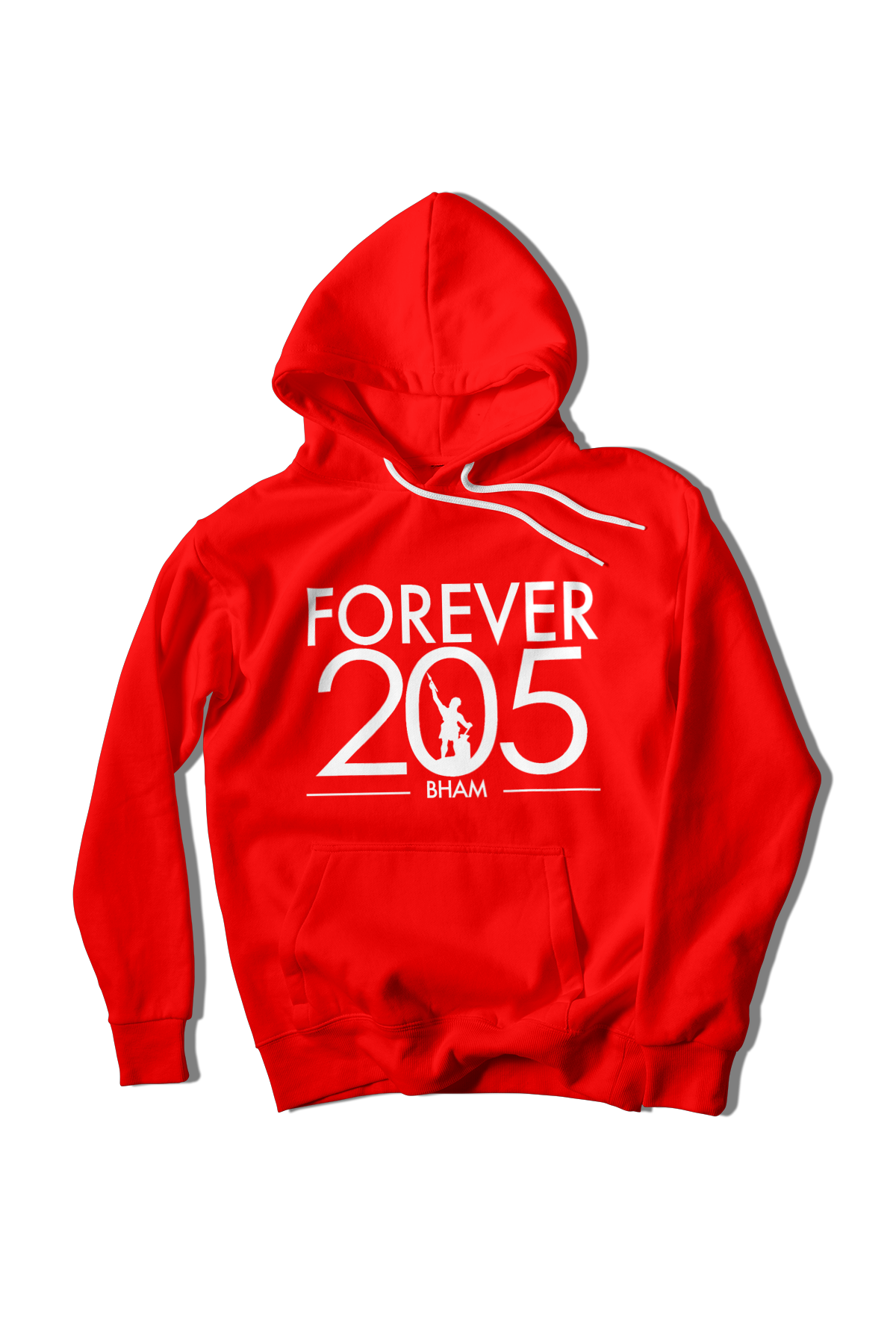 FOREVER 205- RED Hoodie