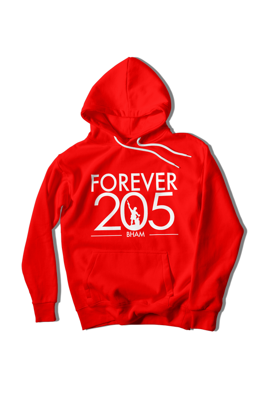 FOREVER 205- RED Hoodie